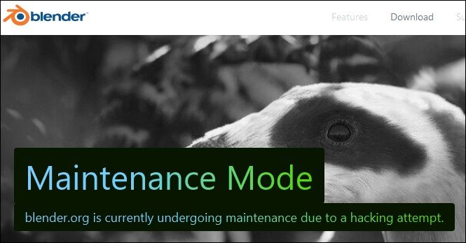 Maintenance mode message on blender_org.jpg