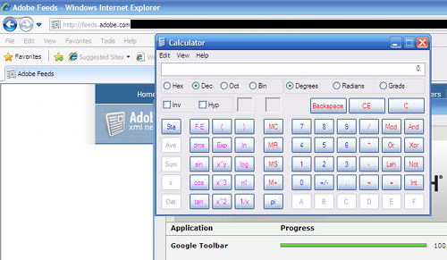 www.cnbeta.com_Screenshot of Windows caculator installed_0753521469522236.png